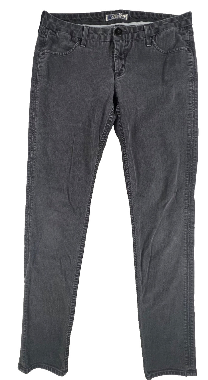 Hudson Mid-Rise Black Skinny Jeans (Size 31)